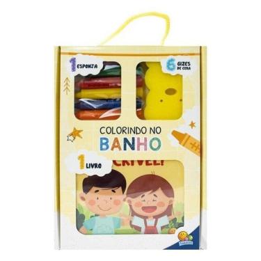 Imagem de Colorindo No Banho (Esp/Giz): Um Dia Incrível!
