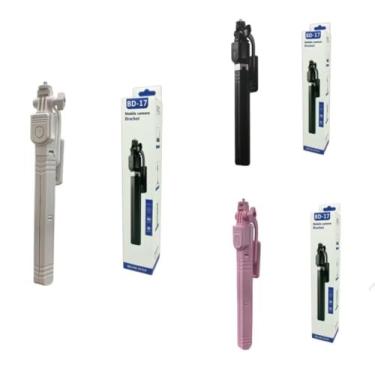 Imagem de Selfie Stick 1.7O M de Comprimento Sem Fio Bluetooth Tripé Portátil Retrátil (COR ALEATORIA)