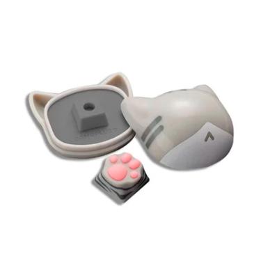 Imagem de Keycap Tecla Gamer Zomoplus Kitty Paw American Short Hair