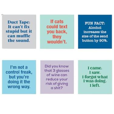 Imagem de Combo Ímãs engraçados de geladeira para adultos – ímãs de citação hilária de 7,6 cm x 7,6 cm para bom humor, ímãs de geladeira inspiradores, presente de ímã de barra, ímãs sarcásticos | Desfrute de