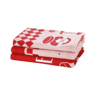 Imagem de Pano de prato felpudo estampado DOHLER 45cm x 65cm - SENTIMENTOS - 1un