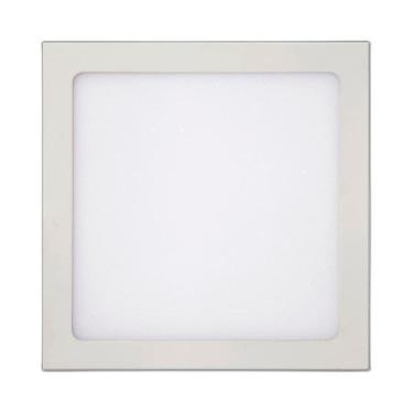 Imagem de Painel Led Kian Quadrado Sobrepor Branco 24W Bivolt 4000K -