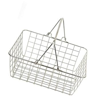 Imagem de KiBcsLic Cesta de Compras, Organizador de Supermercado, Portátil, Ergonômico, Multifuncional, com Alça, Organizador para Vegetais, Garagem E Banheiro.