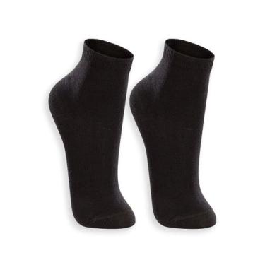 Imagem de Kit 2 Pares de Meias Infantil Cano Médio Lupo 2830-088, Preto, 30/36