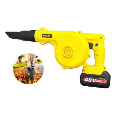 Imagem de Soprador De Folhas Portátil 48V Aspirador Elétrico 2200W