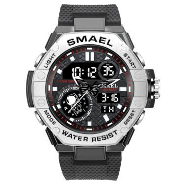 Imagem de Relógio esportivo masculino 50m à prova d´agua  digital esportivo analógico