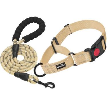 Imagem de Coleira de cachorro Martingale haapaw com fivela de liberação rápida x