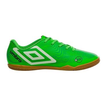 Imagem de Chuteira Umbro Orbit Futsal Indoor Masculina Verde Branco Preto