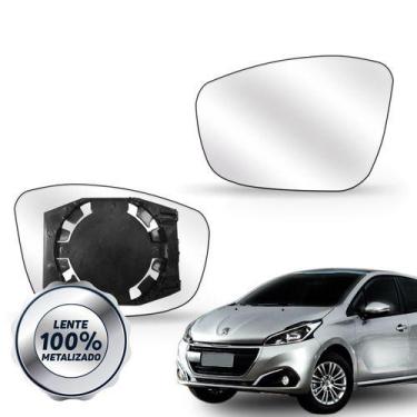Imagem de Par lente retrovisor peugeot 208 12/17 com base - BLAWER