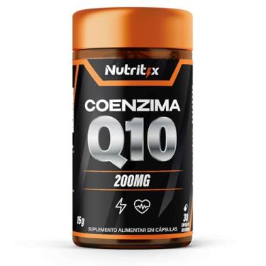 Imagem de Nutritix Coenzima Q10 200mg, Suplemento Antioxidante, 30 Cápsulas, Energia Celular e Saúde Cardiovascular