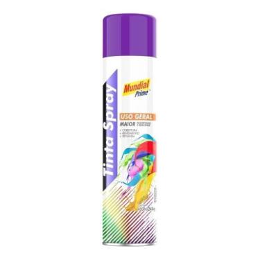 Imagem de Tinta Spray Mundial Prime Uso Geral Violeta 400ml - Aeroflex