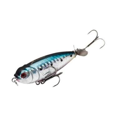 Imagem de Isca de Pesca Flutuante 8.8g 55mm - Hélice Popper com Rotação de Cauda