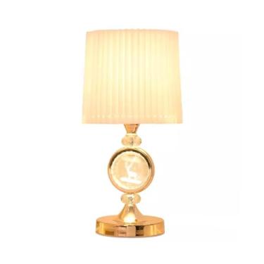 Imagem de Luminárias de cabeceira Candeeiro de mesa cristal lâmpada cabeceira elk candeeiro sala estar decoração para quarto estudo jantar Luminárias de mesa