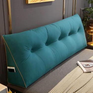 Imagem de Travesseiro De Cama Lombar Confortável Almofada De Encosto De Leitura Travesseiro De Cabeceira Triangular Travesseiro De Cunha Travesseiro De Cama Grande Travesseiro De Leitura Para Janela