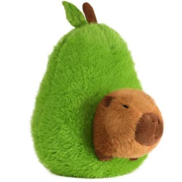 Imagem de Brinquedo de pelúcia CHDBLOCK Avocado Capivara com baiacu 35cm