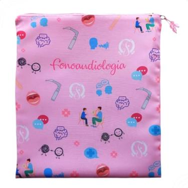 Imagem de Matellassê - Porta Jaleco Enfermagem Medicina Porta Estetoscópio Organizador de bolsa Necessaire Personalizado Biomedicina Fisioterapia Veterinária Odontologia Nutrição (FONOAUDIOLOGIA)