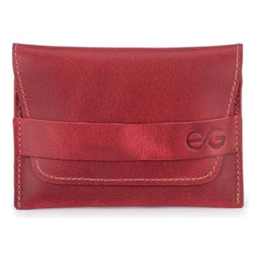 Imagem de Carteira Masculina Slim Couro Legítimo Cartões/cnh/cédulas(Bordô)