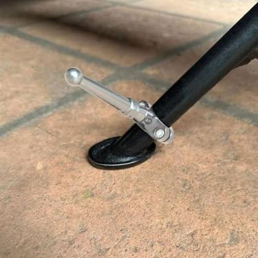 Imagem de Midimttop Suporte de pé de motocicleta universal para kit de extensão de suporte lateral de 19-23 mm, ferramenta assistente de pedal, peça de suporte de scooter para KA&WA&SA&KI HO&NDA YA&MA&HA SU&ZU