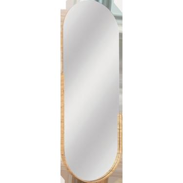 Imagem de Espelho Capela 50x130cm Freijó Quarto Sala Banheiro