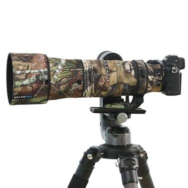 Imagem de ROLANPRO Casaco de camuflagem de lente impermeável para Nikon Z 180-600 mm F/5.6-6.3 VR capa protetora de lente capa protetora de lente - # 23 marrom selva impermeável
