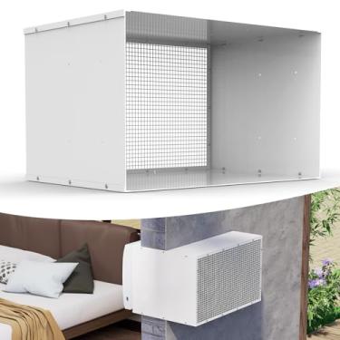 Imagem de BJADE'S Através da parede manga de ar condicionado 66 cm, manga de parede AC universal com grade externa, design de malha de ventilação, fácil instalação