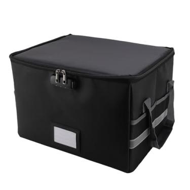 Imagem de YOUTHINK Cofres e Acessórios Seguros Caixa de Arquivo Com Bloqueio, 15.75x12.4x10.63 Polegadas, Organizador de Documentos para o Escritório à Prova d'água à Prova d'água Com Bloqueio