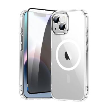 Imagem de Capa Capinha Case Magnética Carregamento por Indução E Película de Privacidade Para iPhone (iPhone 14 Plus)