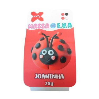 Imagem de Massa de EVA em pote 28g 4 cores Joaninha - Gatte