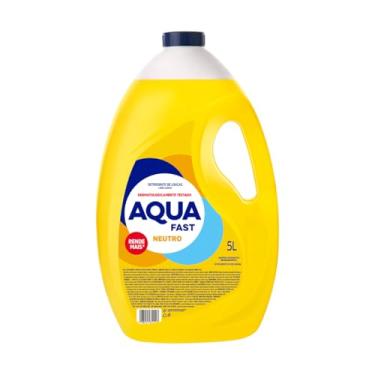 Imagem de Aquafast Detergente Neutro para Louças, 5L, Alto Rendimento