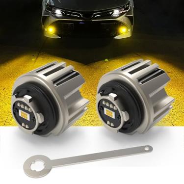 Imagem de ODUKAKO Lâmpadas LED de neblina L1B, Plug and Play, sem fio, lâmpada TF1 para 2022+Toyo'ta GR Corolla Cross, C-HR Highlander Hybrid, Sienna Hyrid, RAV4, HILUX, Prius Lexus, 2023+ Venza, GT86 FR-S
