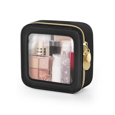 Imagem de Bolsa de maquiagem Soimeat Clear Portable Travel Waterproof Black
