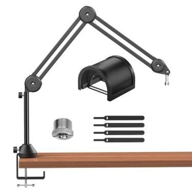 Imagem de Microfone Boom Arm Stand TONOR T50 com filtro pop e braçadeira