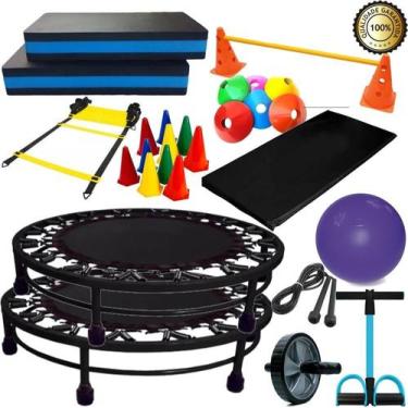 Imagem de Kit Treino Funcional Completo Para Exercício Aeróbico +Jump - Infinity