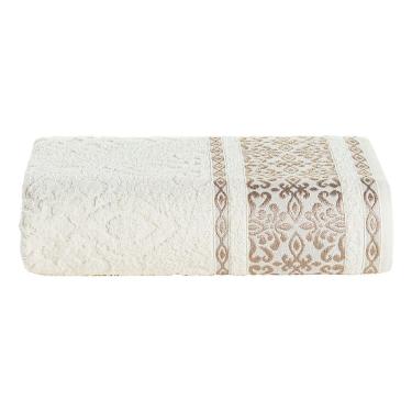 Imagem de Toalha De Banho Delicato Avulsa 01 Peça 100% Algodão 450g/m² Extra Macio - Palha Pérola
