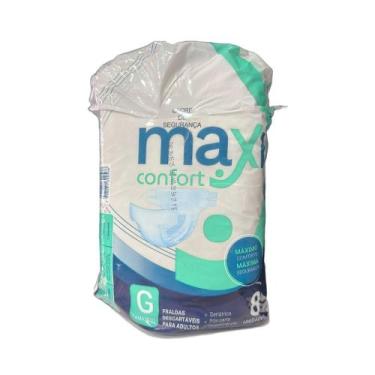 Imagem de Fralda geriatrica pacote com 08 tiras maxi confort - g