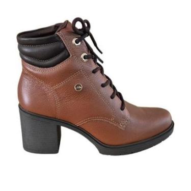 Imagem de Bota Dakota Coturno Em Couro Tratorado Com Salto Bloco D0461 Cor:;Tamanho:39;Gênero:Feminino-Feminino