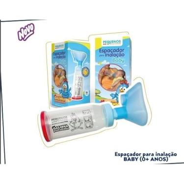 Imagem de Espaçador Infantil de Medicamento Aerosol Inalação Criança Agpmed Vermelho