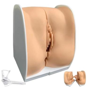 Imagem de DRXRD Modelo de treinamento para DIU, modelo de manequim ginecológico feminino, modelo de anatomia genital, com estrutura anatômica precisa, adequado para ensino intuitivo e operação prática