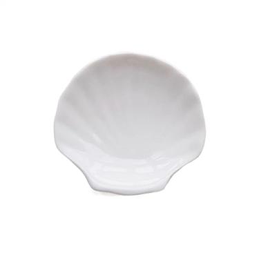 Imagem de hezhuhe2258 Prato de serviço prato de cerâmica bandejas de armazenamento de frutas pratos de sobremesa criativos bandeja de café da manhã ornamento de concha de jantar utensílios de mesa pratos de