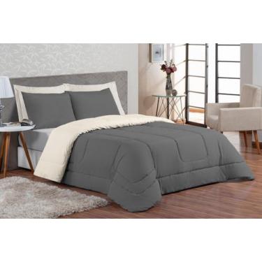 Imagem de Edredom Casal Queen 3 Peças Micropercal 200 Fios - Vanessa Enxovais, L