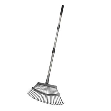 Imagem de Generic Ancinho de folhas de jardim, ferramenta de limpeza de quintal, coletor de folhas caídas, cabo telescópico para quintal