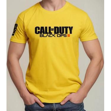 Imagem de Camisa Camiseta Adulto Masculina Feminina Algodão Gamer Jogo Call of D
