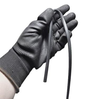 Imagem de Perfil Borracha Tipo U SBR Debrum Acabamento 6,5mm - 10 Metros Borrach