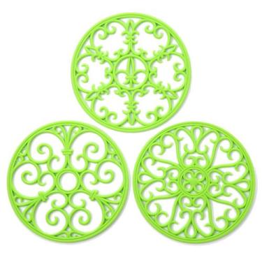 Imagem de Tapete de trivet Colinda, antiderrapante, resistente ao calor, conjunt