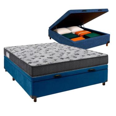 Imagem de Cama + Bau Blindado E Colchão D33 Casal - Iso100 Ortobom