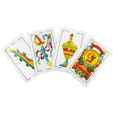 Imagem de Cartões de baralho CDBXRA Spanish Briscas Puerto Rico Mexico