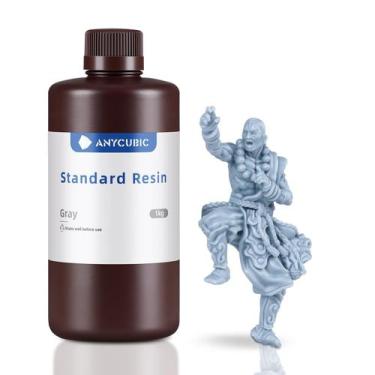 Imagem de Resina de impressora 3D ANYCUBIC 405nm de alta precisão 1kg cinza