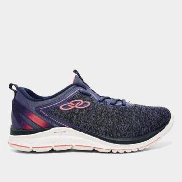 Imagem de Tênis Feminino Olympikus Day, Marinho, Rosa, 37