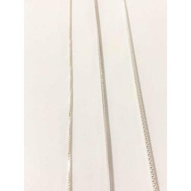 Imagem de Kit 3 Pulseiras Prata Legítima 925 - Lojas La&Ny , Prata, 18 cm