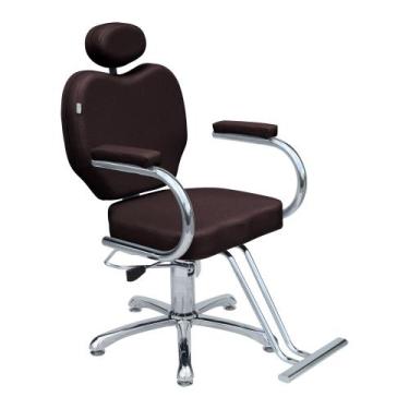 Imagem de Poltrona/Cadeira TALITA Hidráulica Reclinável para Salão e Barbearia. 